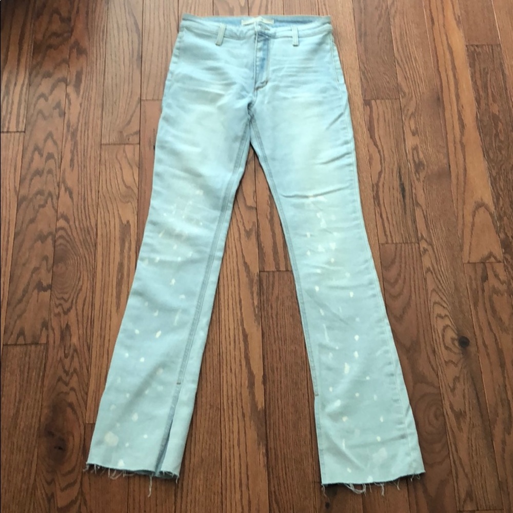 Joe’s Skinny high rise flare jeans.